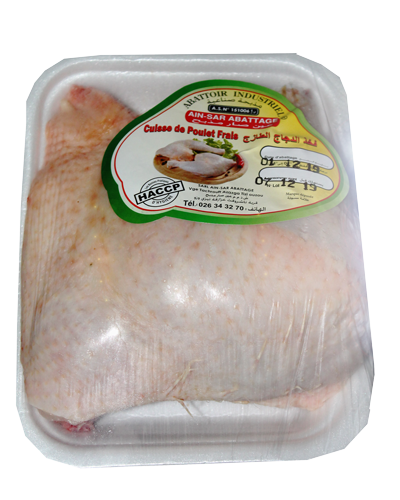 Cuisse de poulet frais